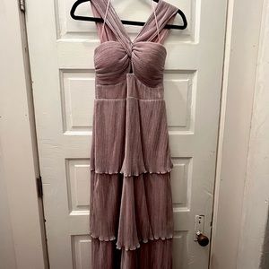 Tiered Saylor dress from Bhldn. new with tags. Never worn. Lilac color. Size sm